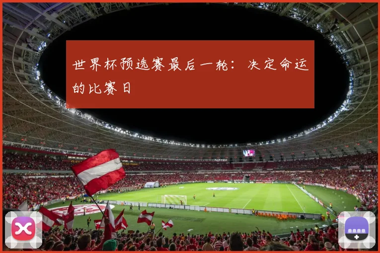 世界杯预选赛最后一轮：决定命运的比赛日