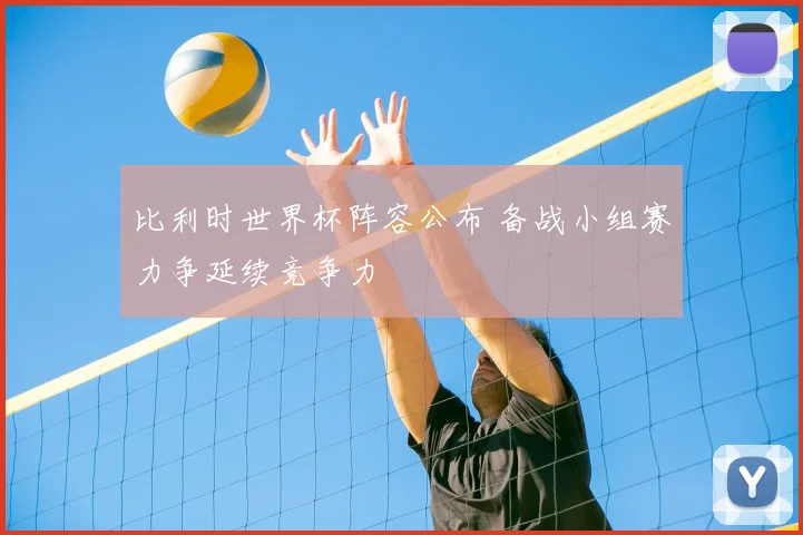 比利时世界杯阵容公布 备战小组赛力争延续竞争力